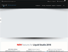 Tablet Screenshot of liquid-technologies.com